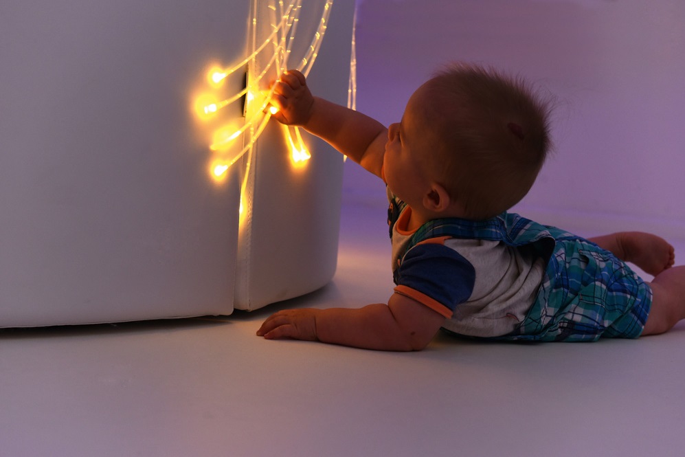 Sala doświadczania świata to przykład aranżacji przestrzeni w żłobku w programie maluch+