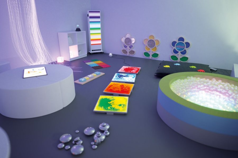 Sala doświadczania świata to przykład aranżacji przestrzeni w żłobku w programie maluch+